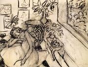 Lying woman Henri Matisse